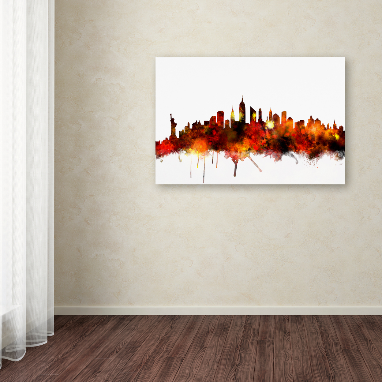 Michael Tompsett 'New York Skyline VII' Canvas Art 16 X 24