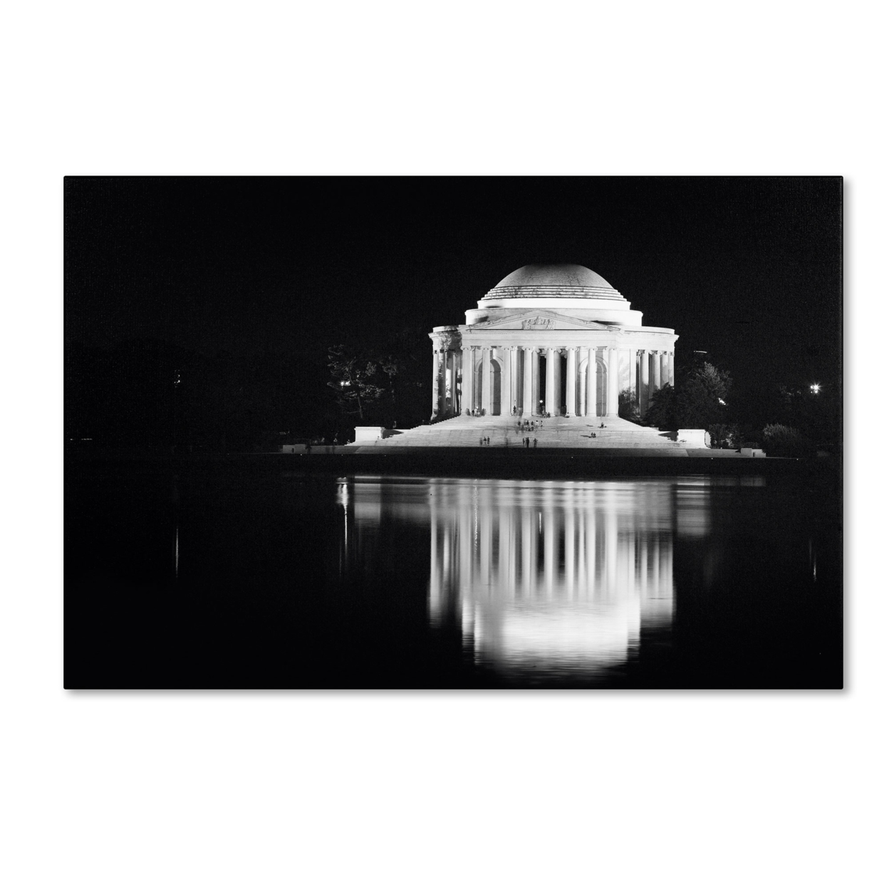 CATeyes 'Jefferson Memorial' Canvas Art 16 X 24
