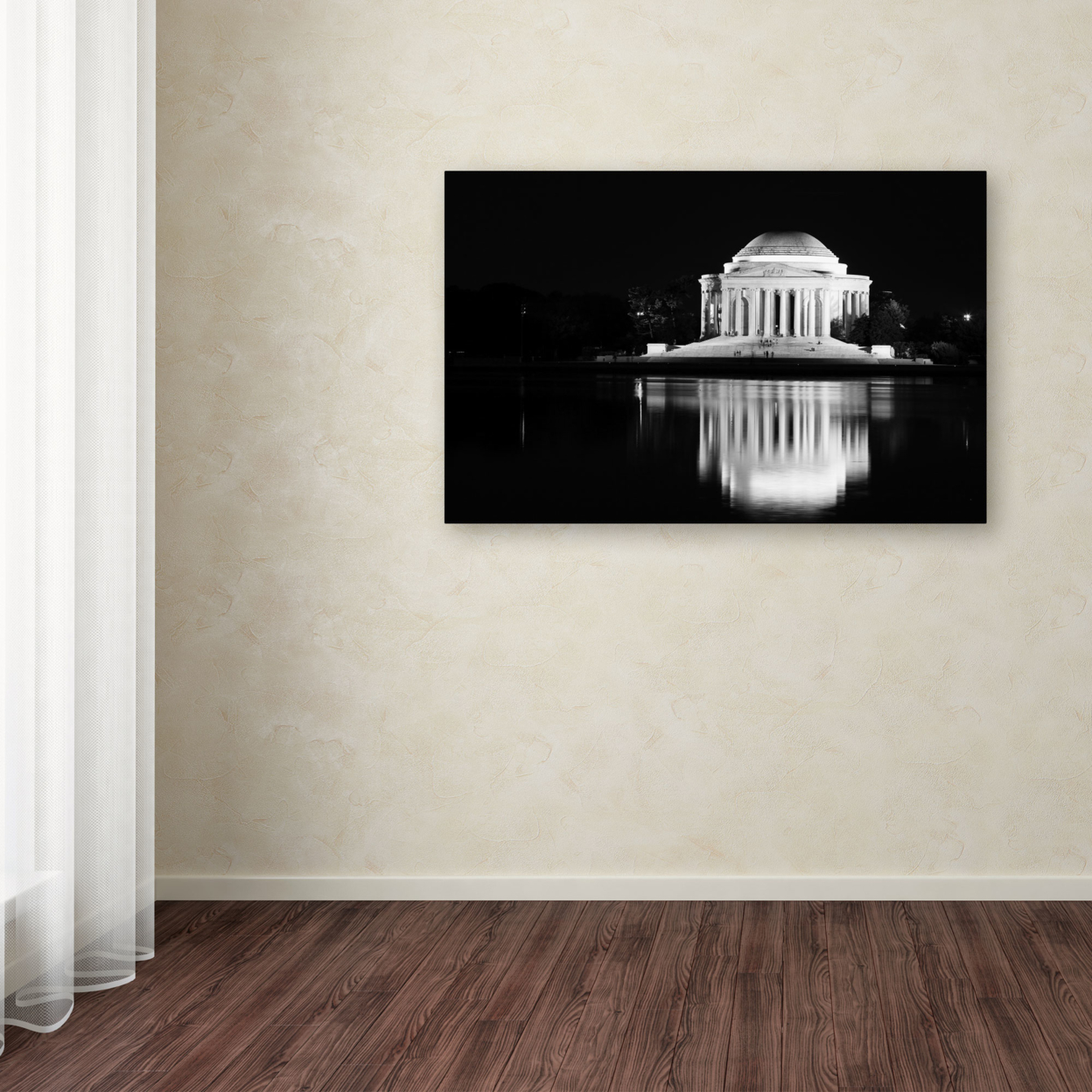 CATeyes 'Jefferson Memorial' Canvas Art 16 X 24
