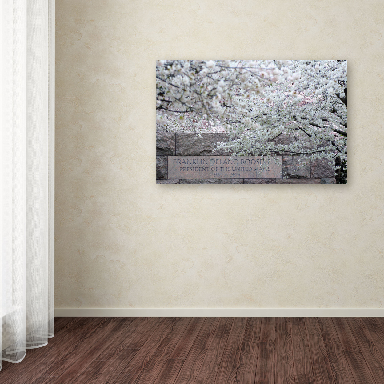CATeyes 'Cherry Blossoms 2014-4' Canvas Art 16 X 24