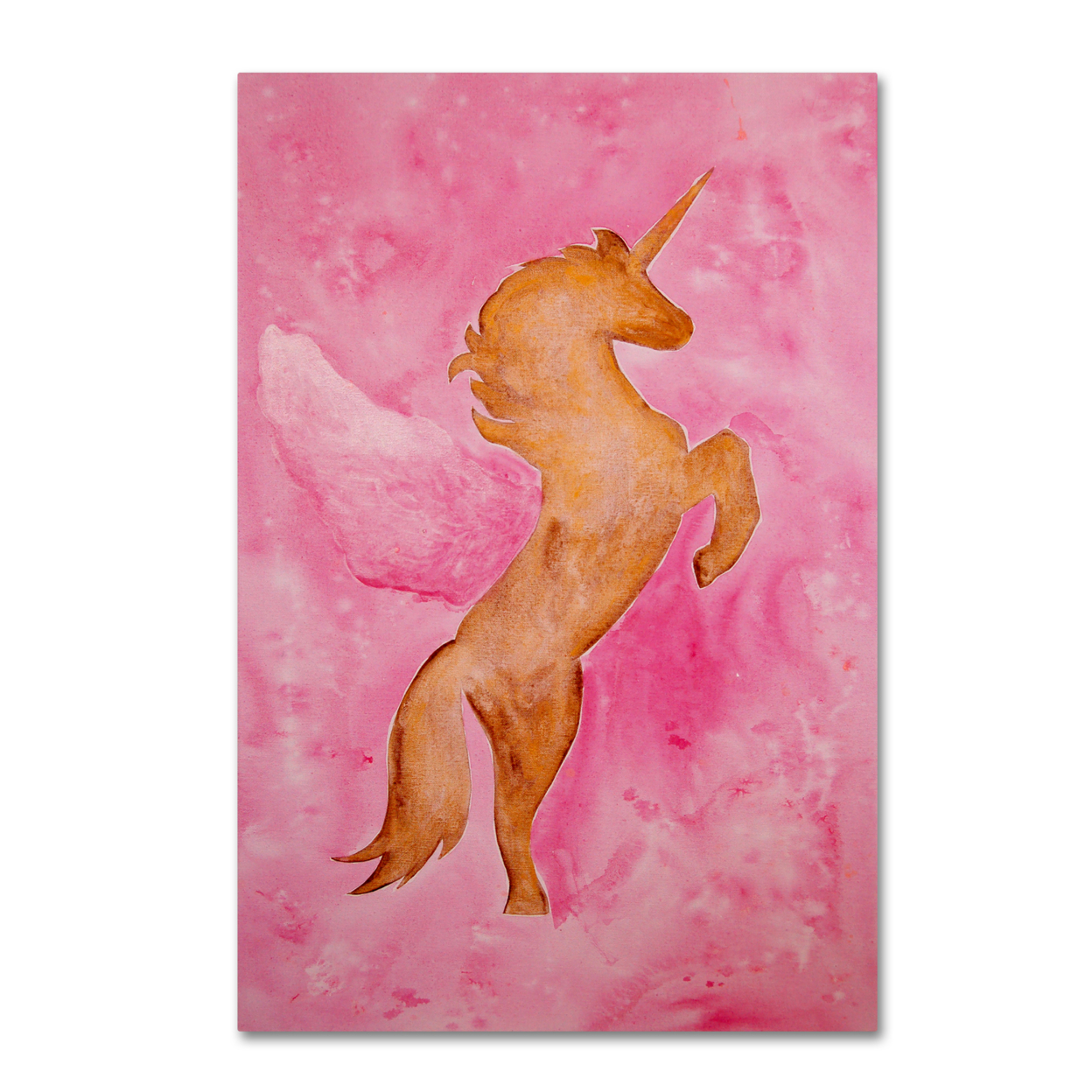 Nicole Dietz 'The Unicorn' Canvas Art 16 X 24