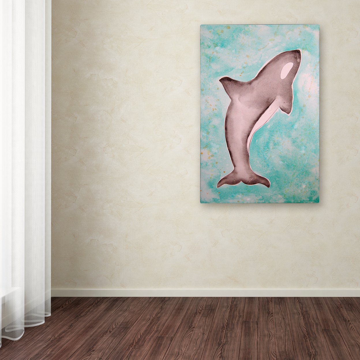 Nicole Dietz 'The Orca' Canvas Art 16 X 24