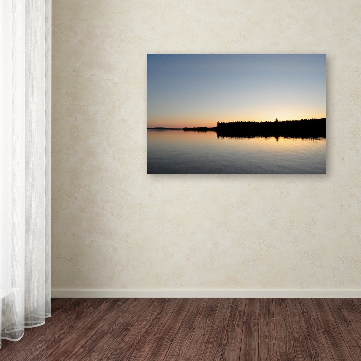 Nicole Dietz 'Moosehead Lake Sunset' Canvas Art 16 X 24