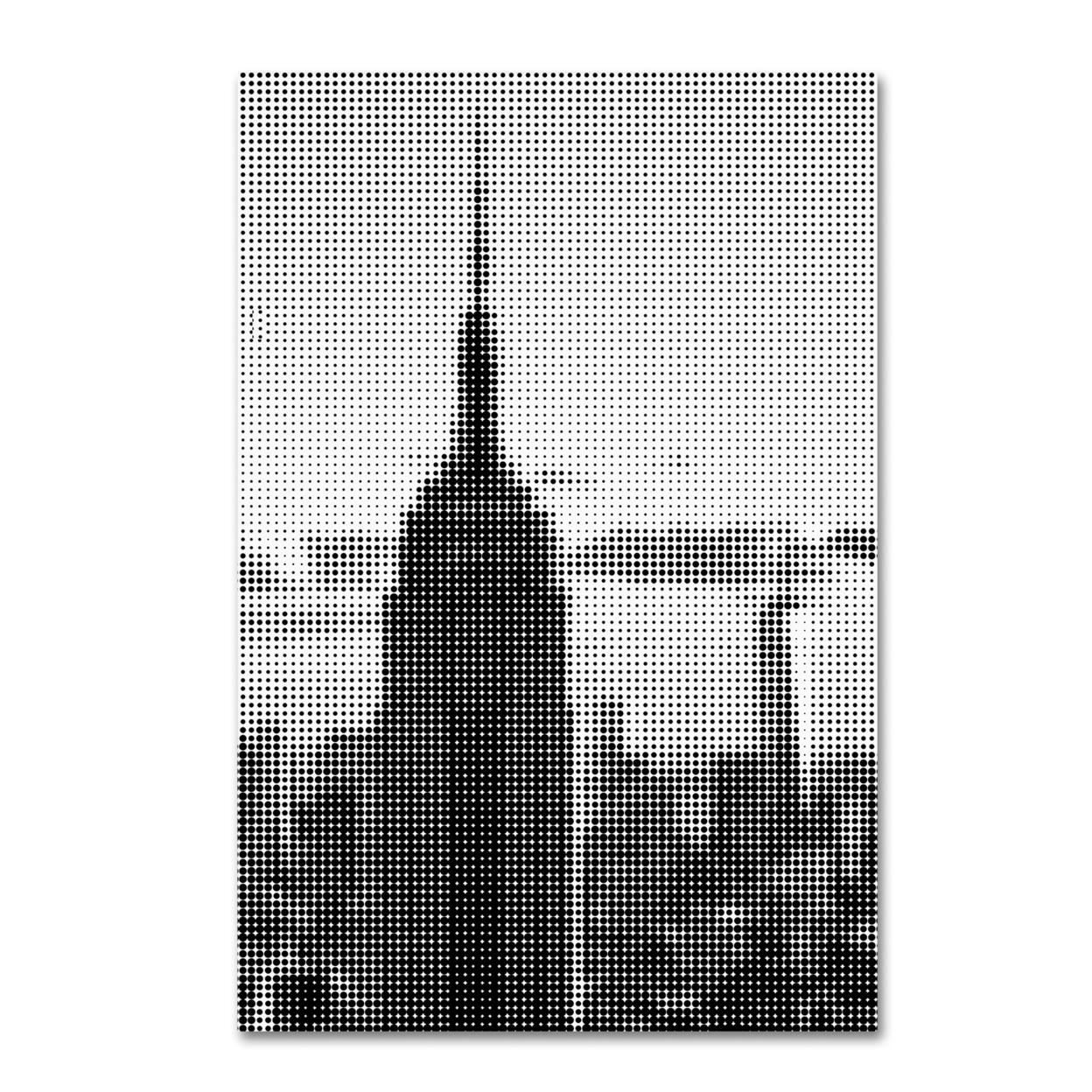 Philippe Hugonnard 'Pixels Print NYC' Canvas Art 16 X 24