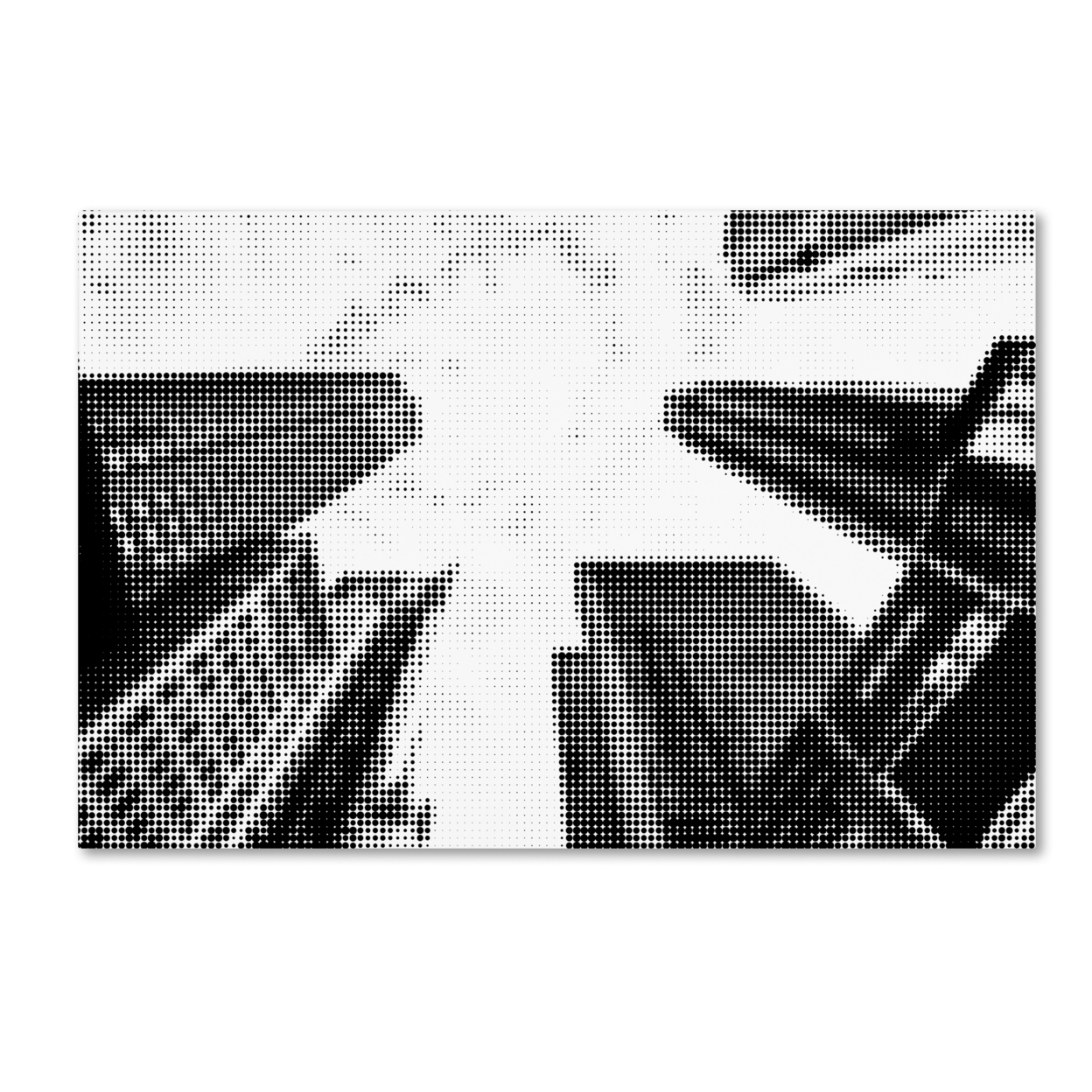 Philippe Hugonnard 'Pixels Print Times Square' Canvas Art 16 X 24