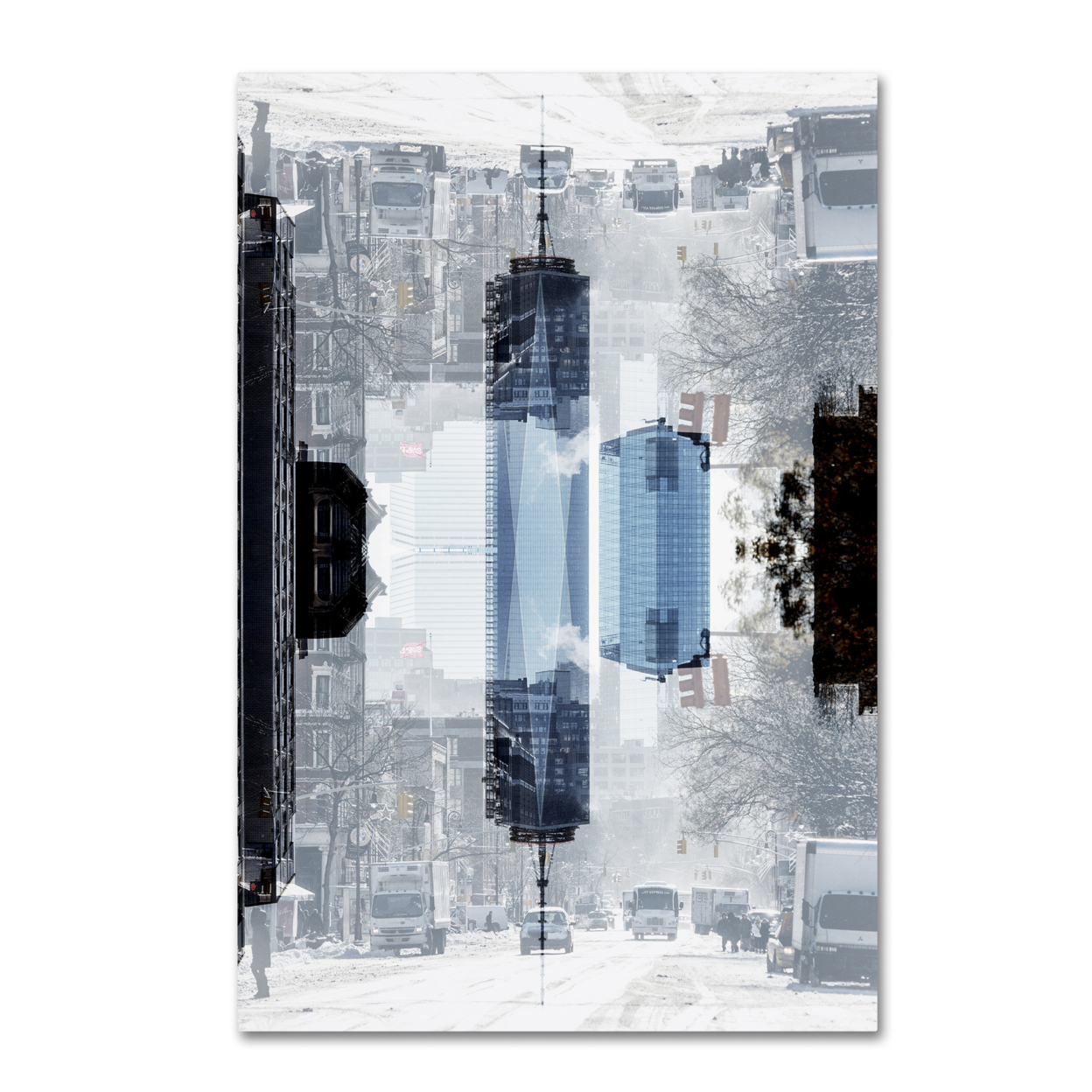 Philippe Hugonnard 'New York Reflection V' Canvas Art 16 X 24