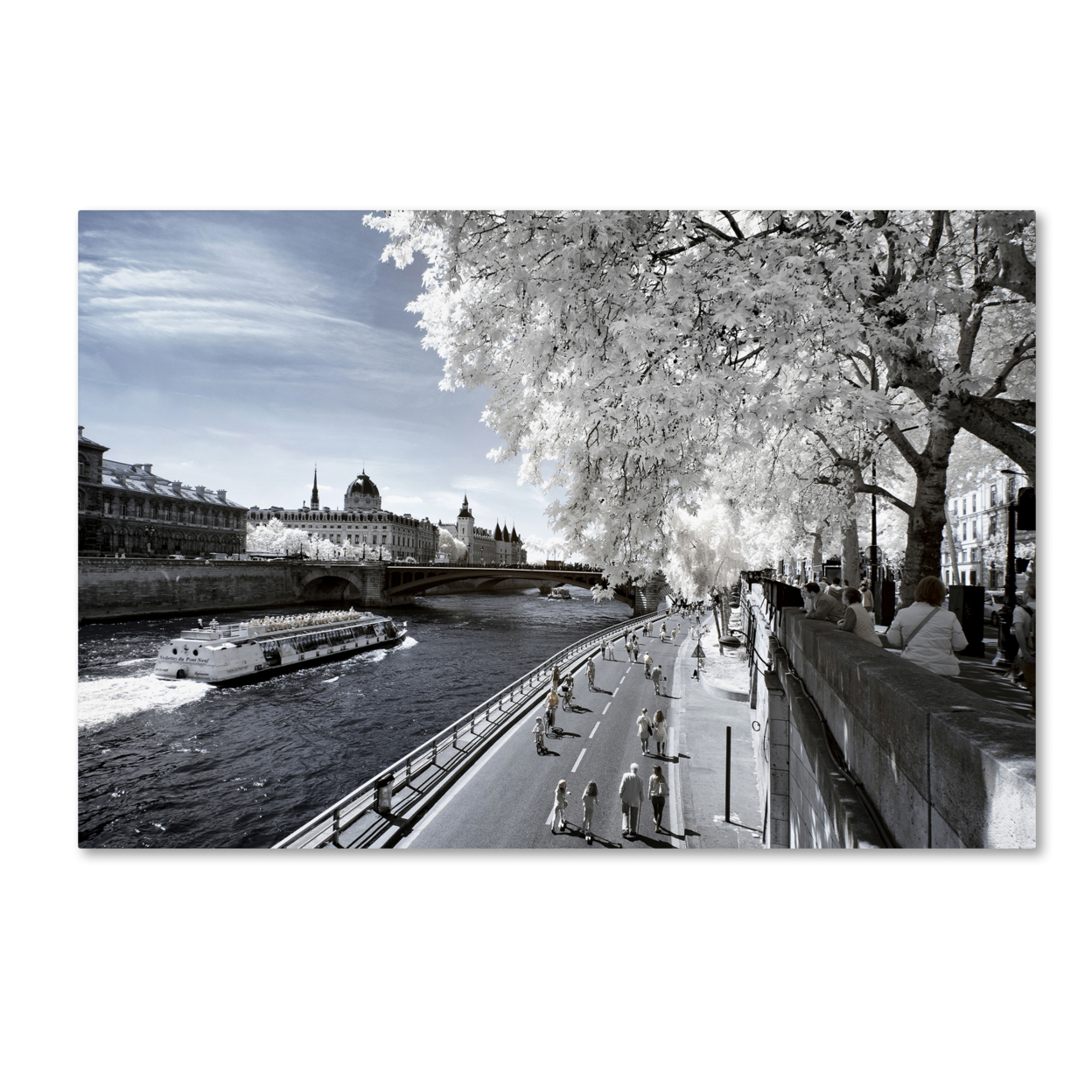 Philippe Hugonnard 'Another Look At Paris X' Canvas Art 16 X 24