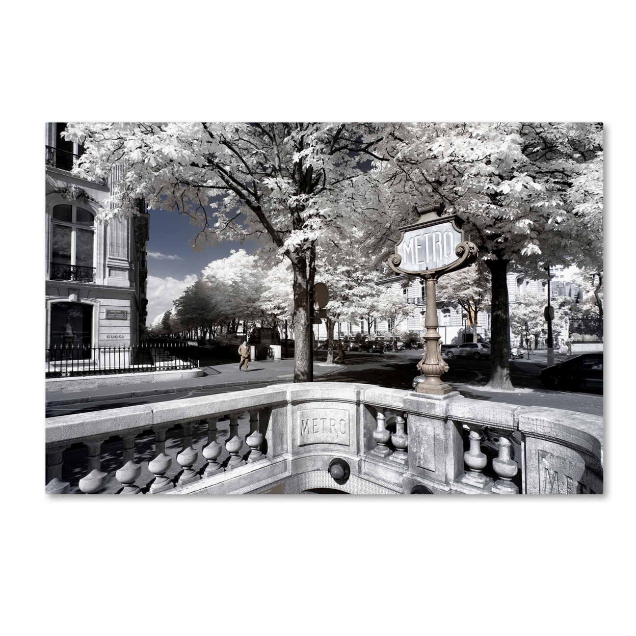 Philippe Hugonnard 'Another Look At Paris XII' Canvas Art 16 X 24