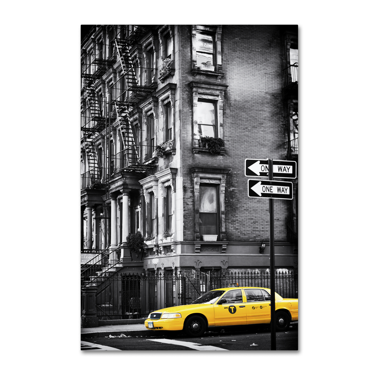 Philippe Hugonnard 'NYC Yellow Cab' Canvas Art 16 X 24