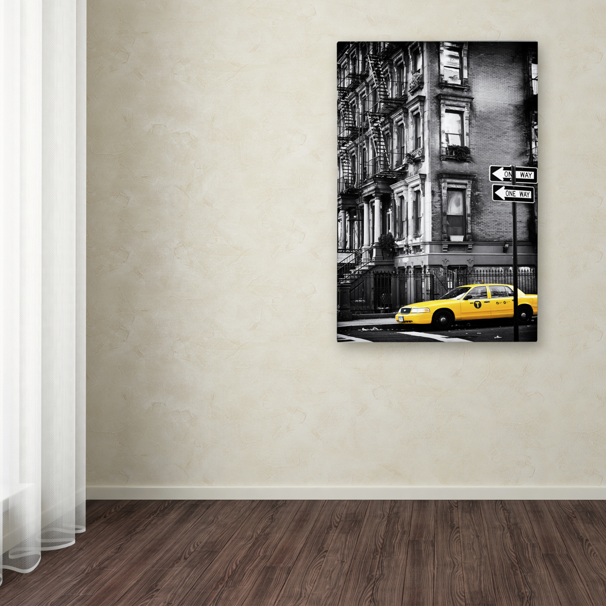 Philippe Hugonnard 'NYC Yellow Cab' Canvas Art 16 X 24