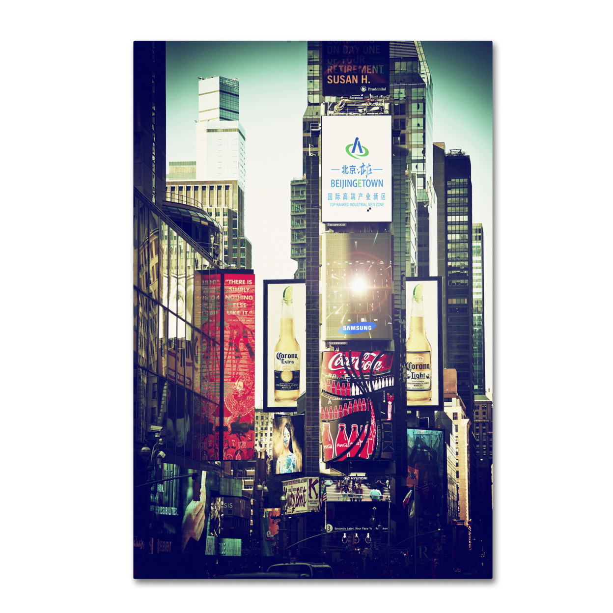 Philippe Hugonnard 'Times Square' Canvas Art 16 X 24