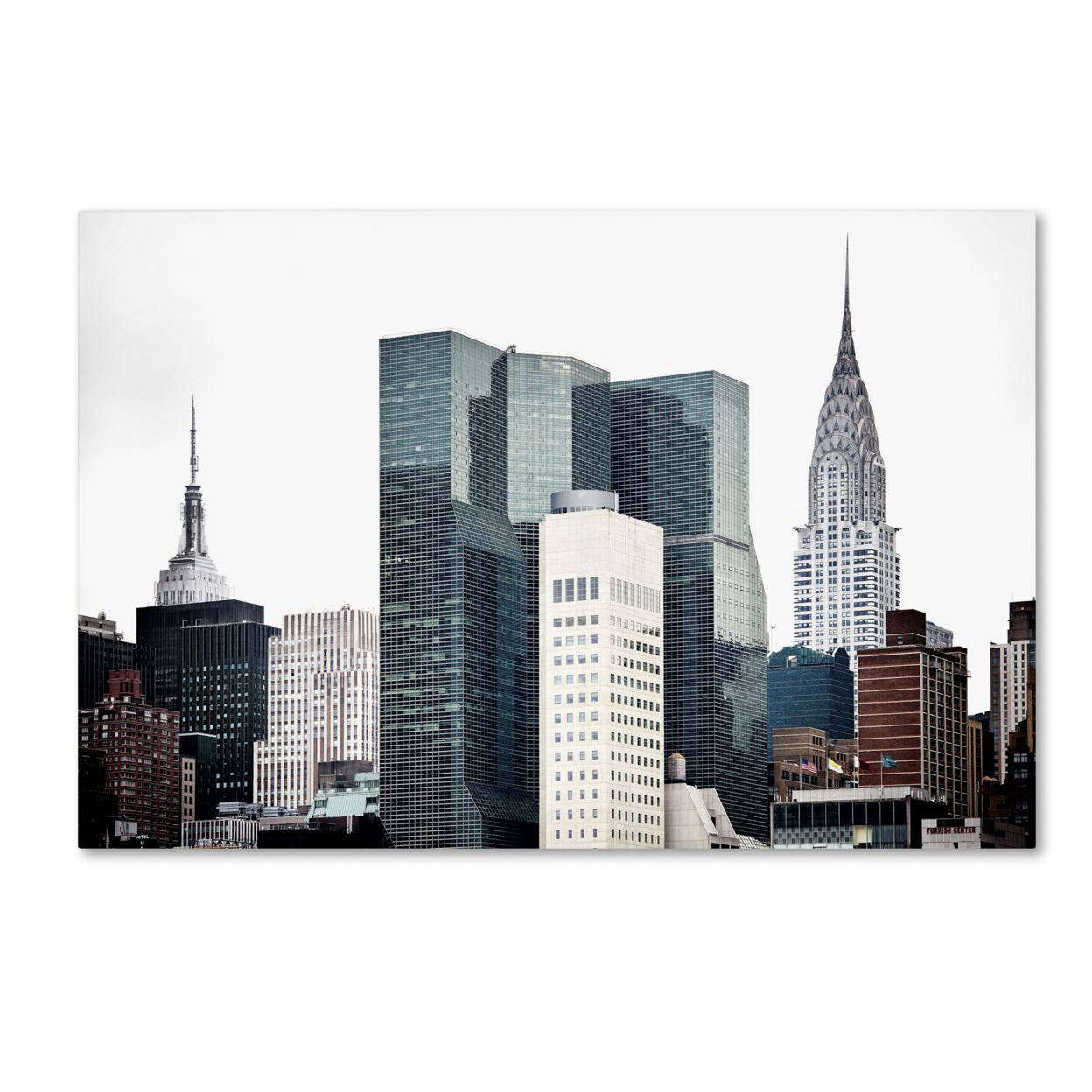 Philippe Hugonnard 'New York Architecture' Canvas Art 16 X 24
