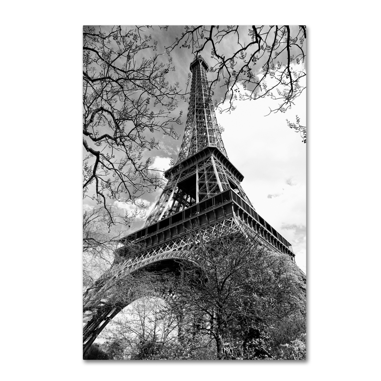 Philippe Hugonnard 'Eiffel Tower 2' Canvas Art 16 X 24