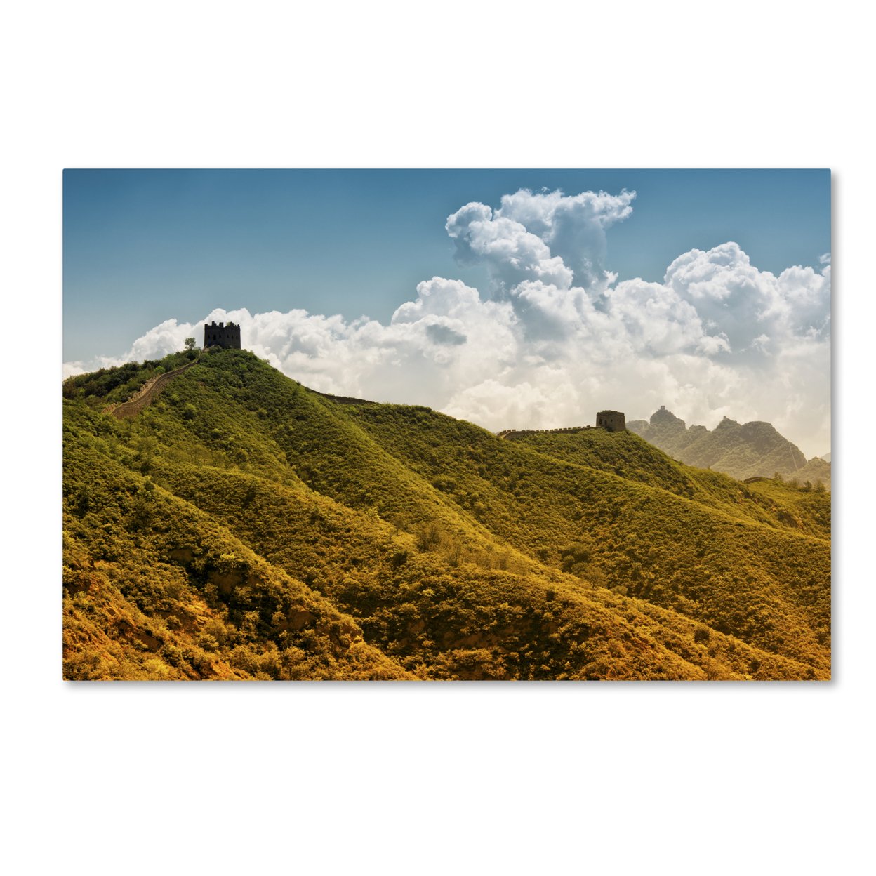 Philippe Hugonnard 'Great Wall II' Canvas Art 16 X 24