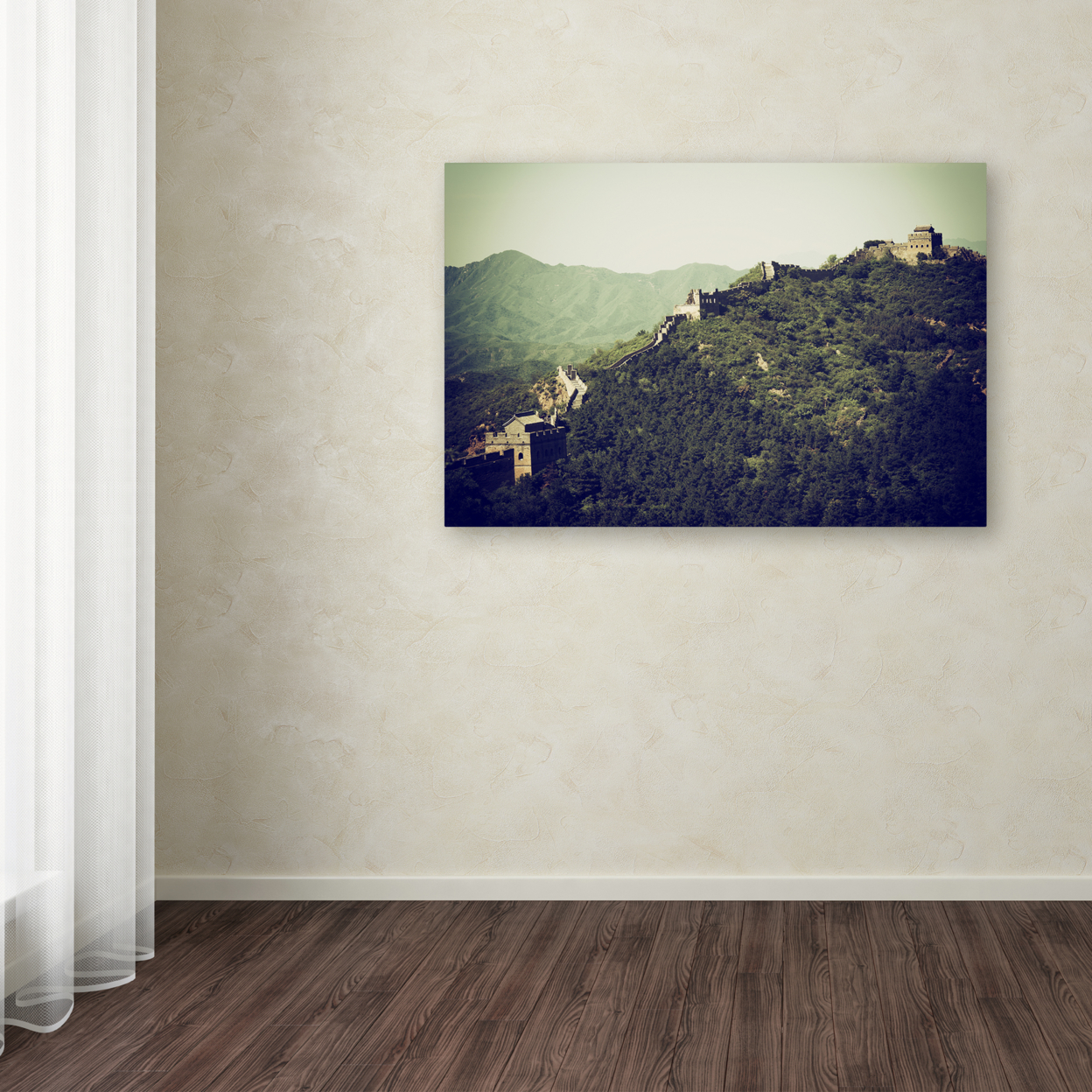 Philippe Hugonnard 'Great Wall' Canvas Art 16 X 24