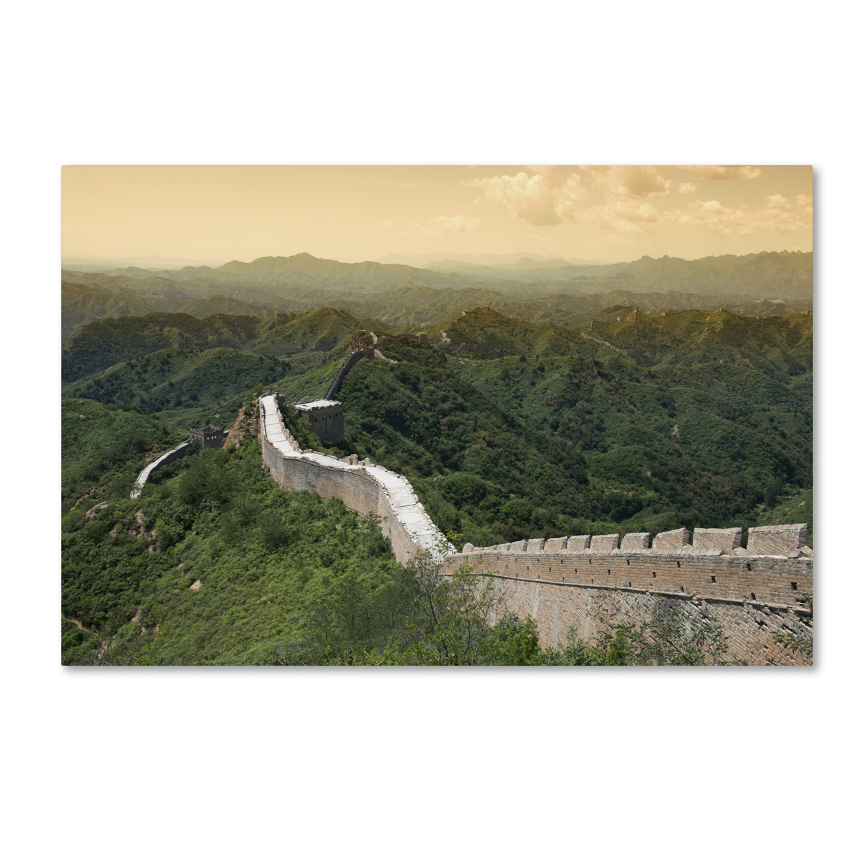 Philippe Hugonnard 'Great Wall IV' Canvas Art 16 X 24