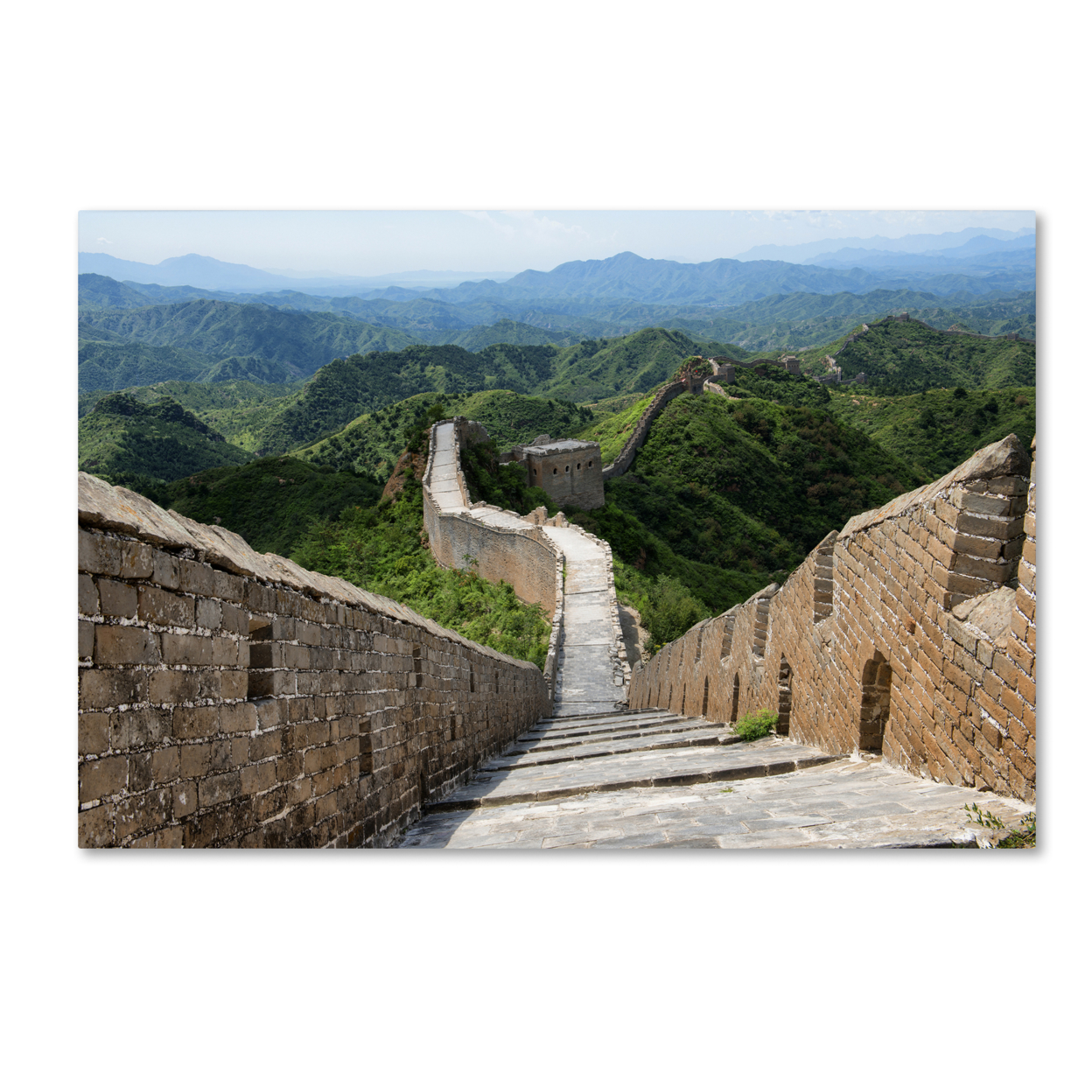 Philippe Hugonnard 'Great Wall V' Canvas Art 16 X 24