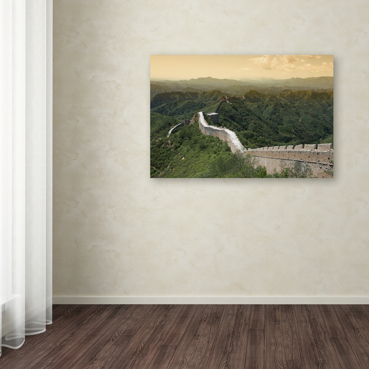 Philippe Hugonnard 'Great Wall IV' Canvas Art 16 X 24