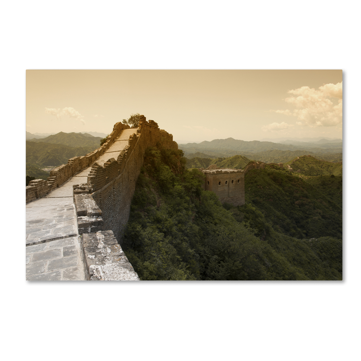 Philippe Hugonnard 'Great Wall X' Canvas Art 16 X 24