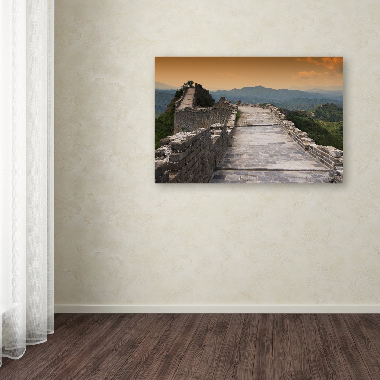 Philippe Hugonnard 'Great Wall VI' Canvas Art 16 X 24