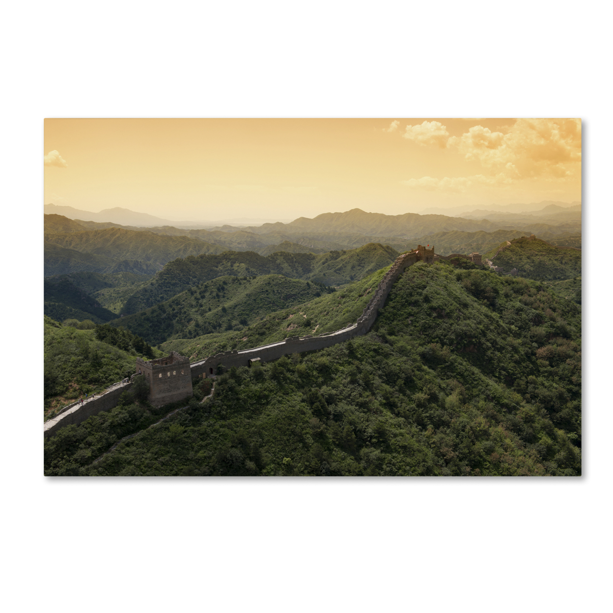 Philippe Hugonnard 'Great Wall XIV' Canvas Art 16 X 24