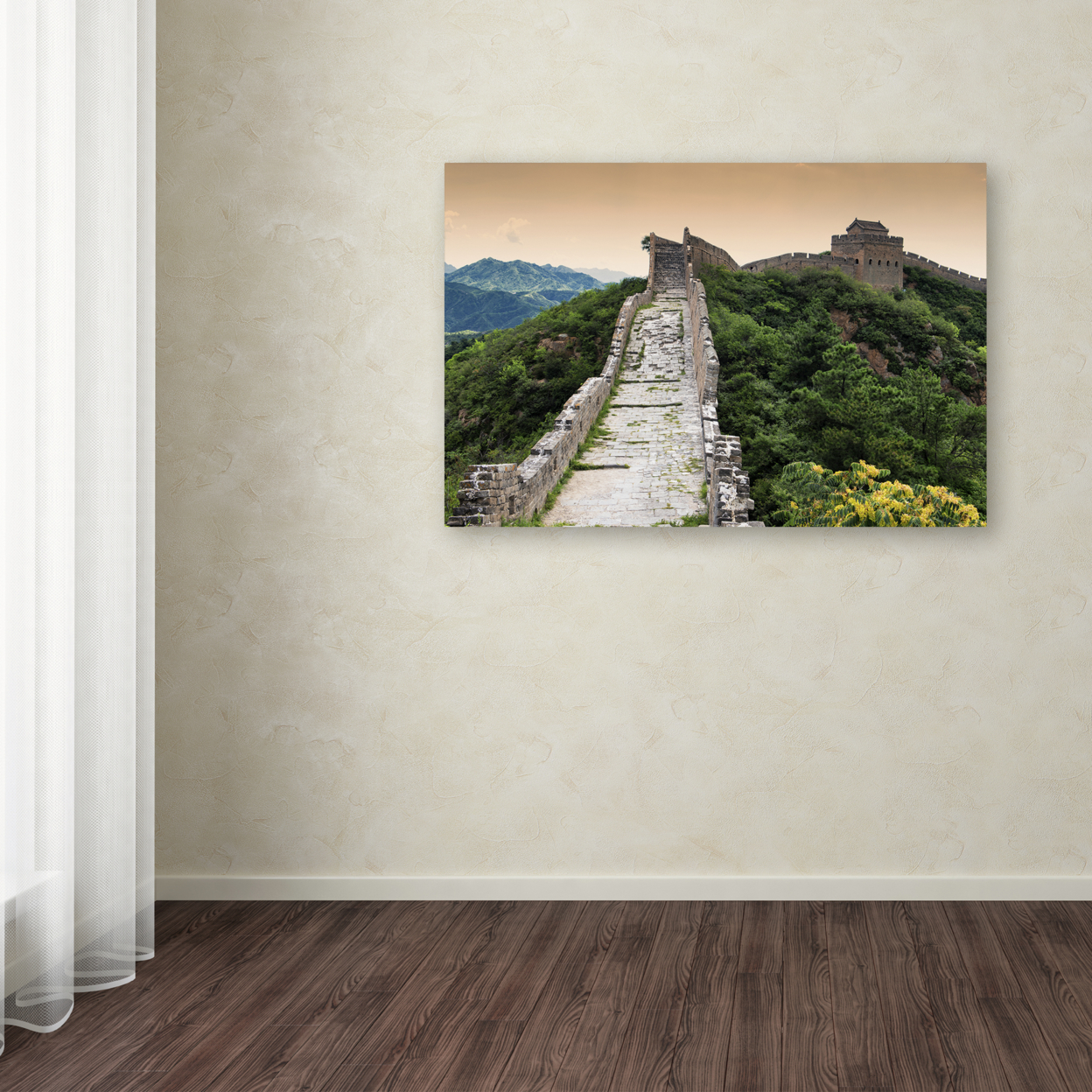 Philippe Hugonnard 'Great Wall XXI' Canvas Art 16 X 24