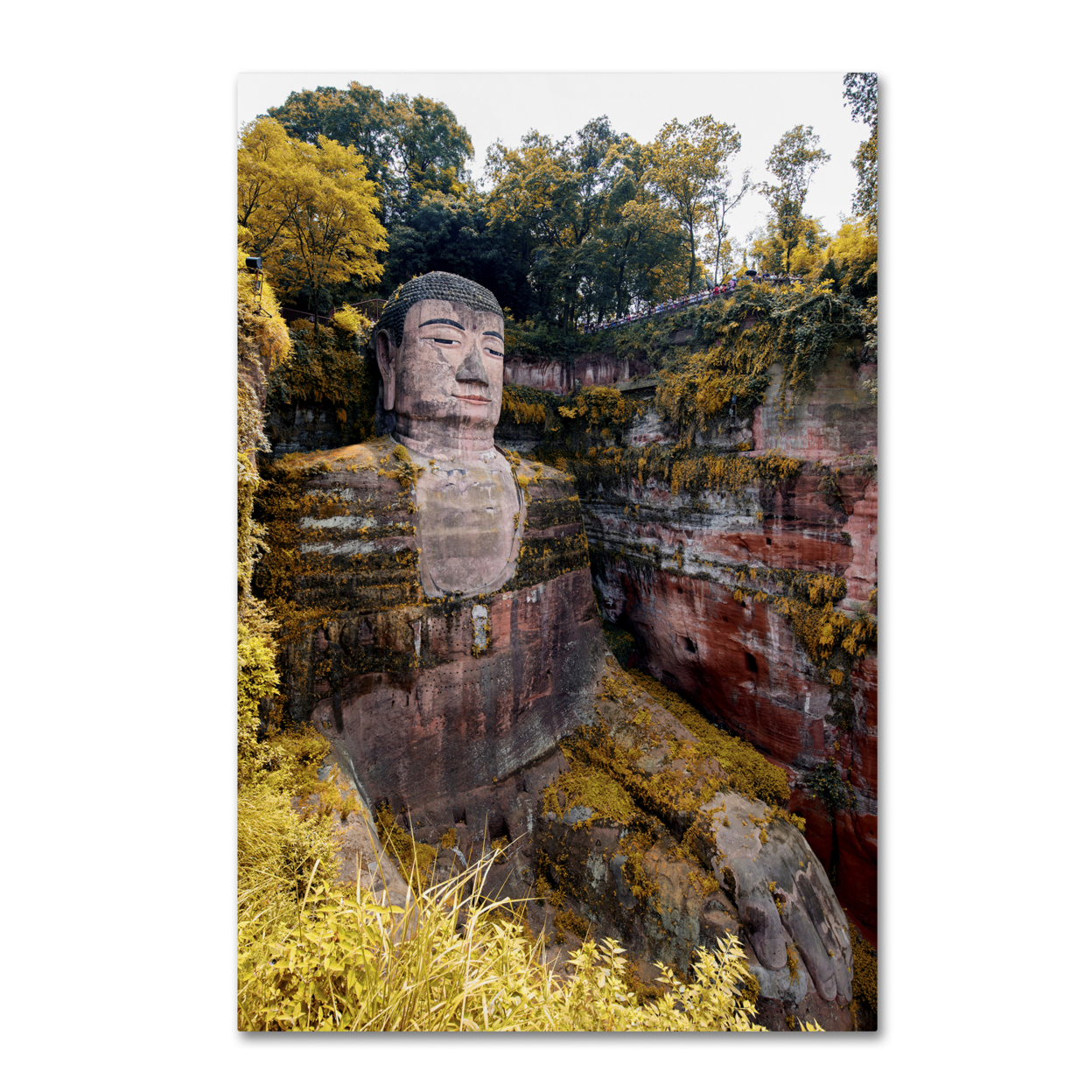 Philippe Hugonnard 'Giant Buddha II' Canvas Art 16 X 24