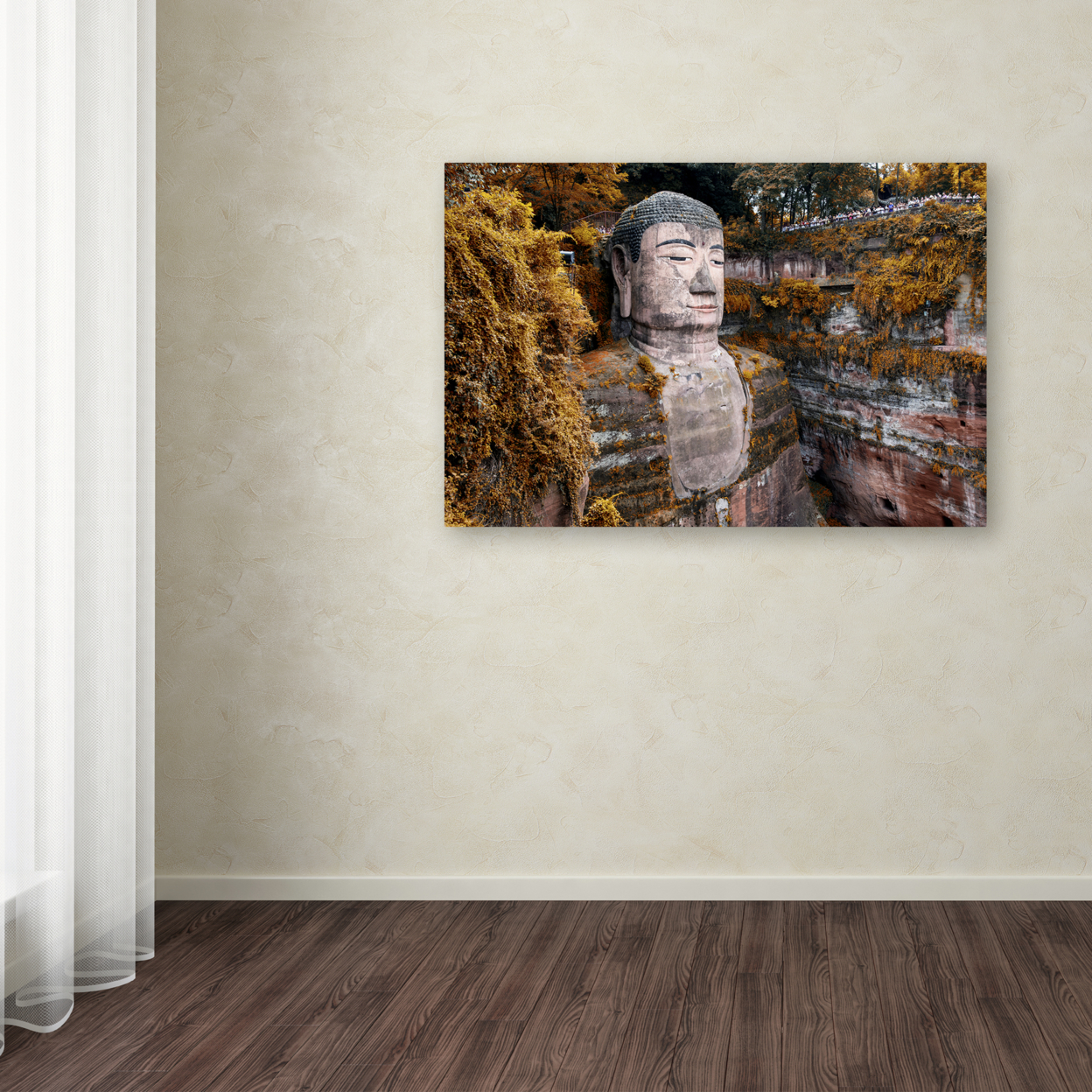 Philippe Hugonnard 'Giant Buddha I' Canvas Art 16 X 24