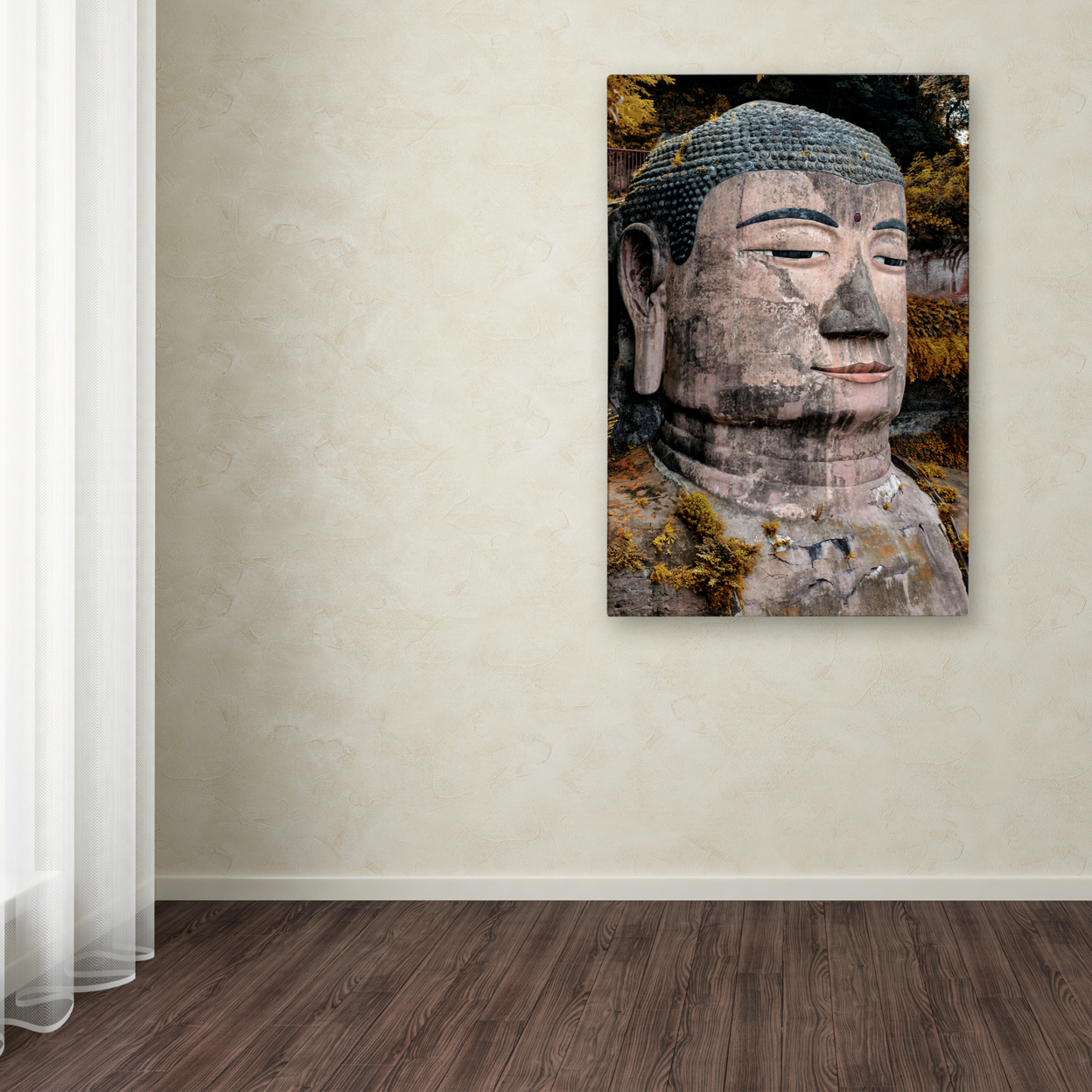 Philippe Hugonnard 'Giant Buddha VI' Canvas Art 16 X 24