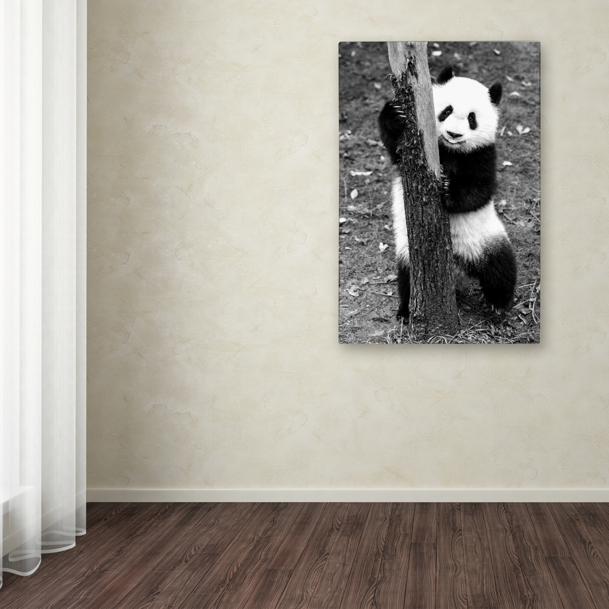Philippe Hugonnard 'Panda III' Canvas Art 16 X 24