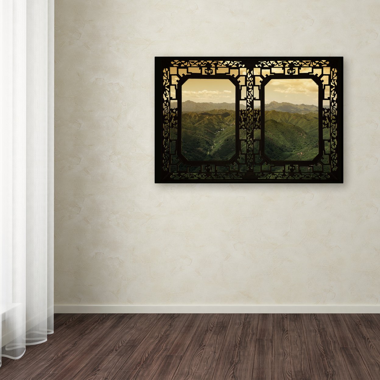 Philippe Hugonnard 'Window View' Canvas Art 16 X 24
