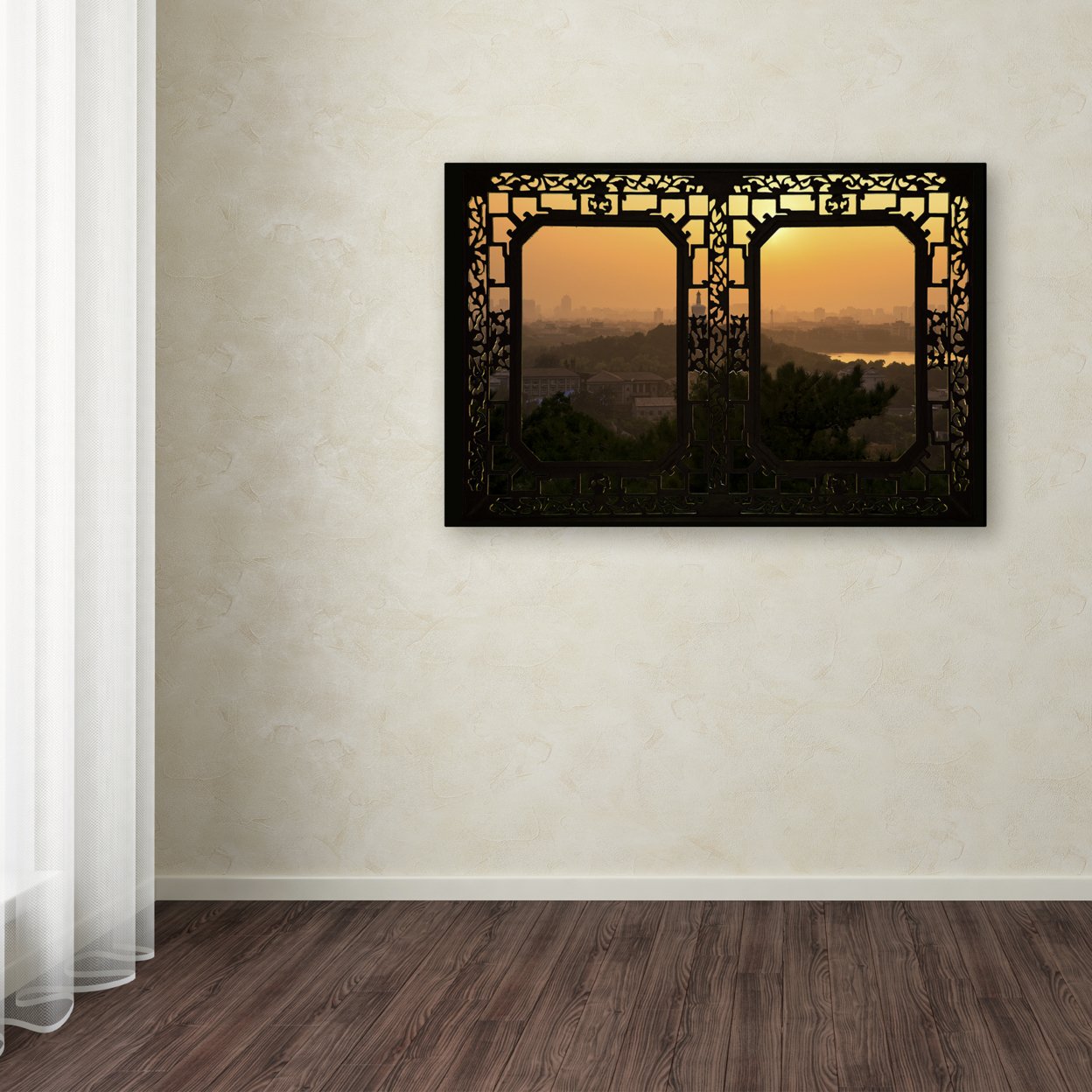 Philippe Hugonnard 'Sunset View' Canvas Art 16 X 24