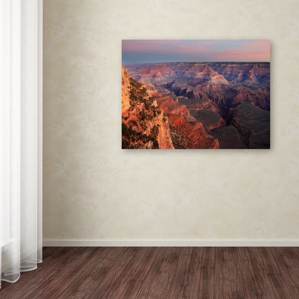 Pierre Leclerc 'Grand Canyon Sunrise' Canvas Art 16 X 24