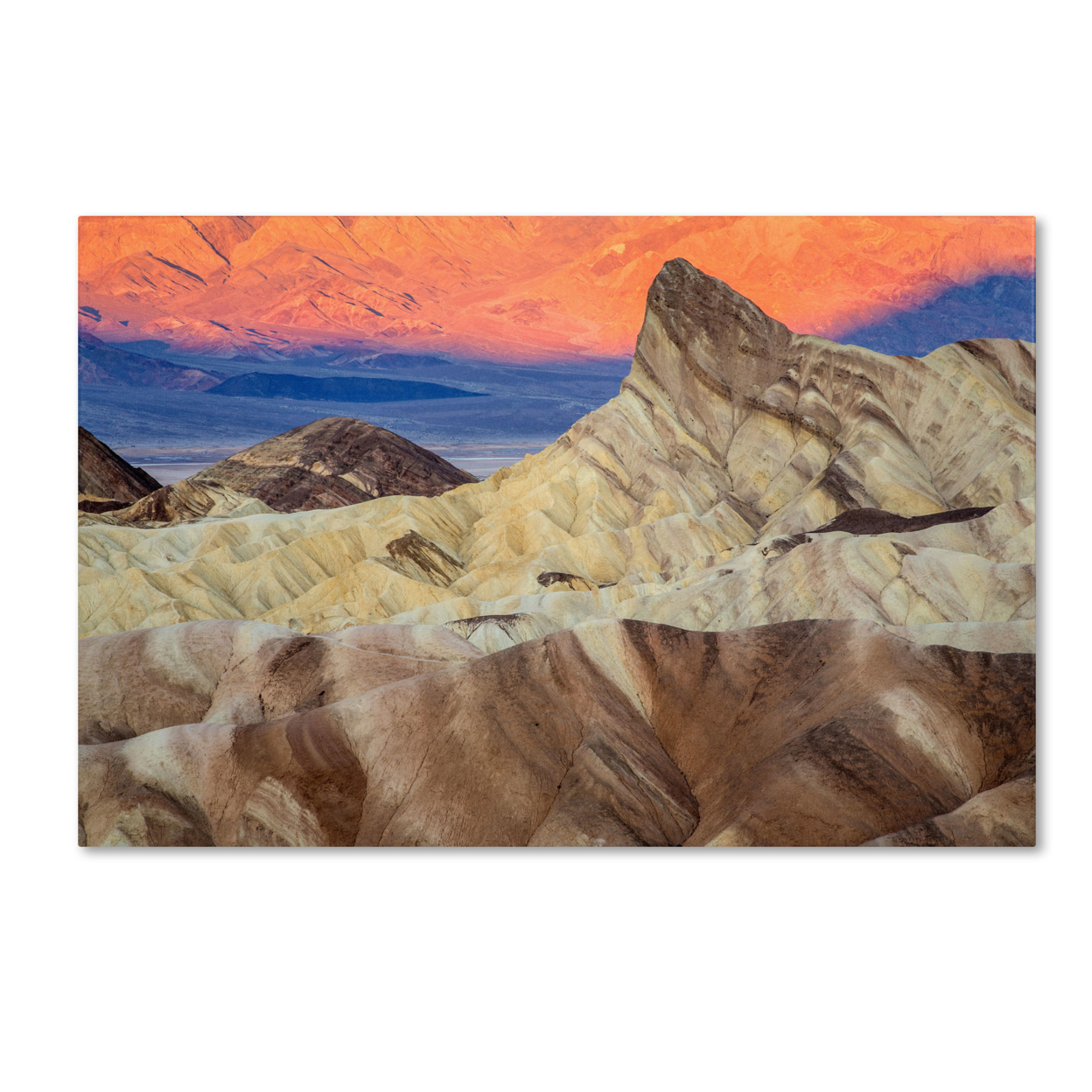 Pierre Leclerc 'Zabriskie Sunrise' Canvas Art 16 X 24