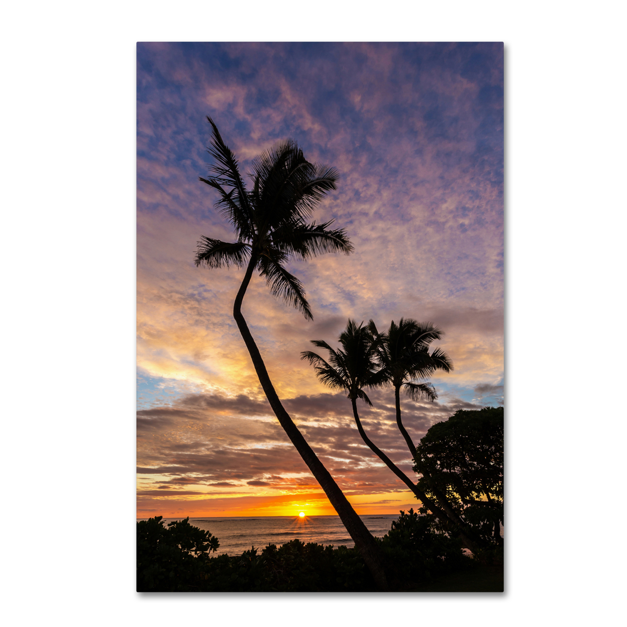 Pierre Leclerc 'Kauai Sunrise' Canvas Art 16 X 24