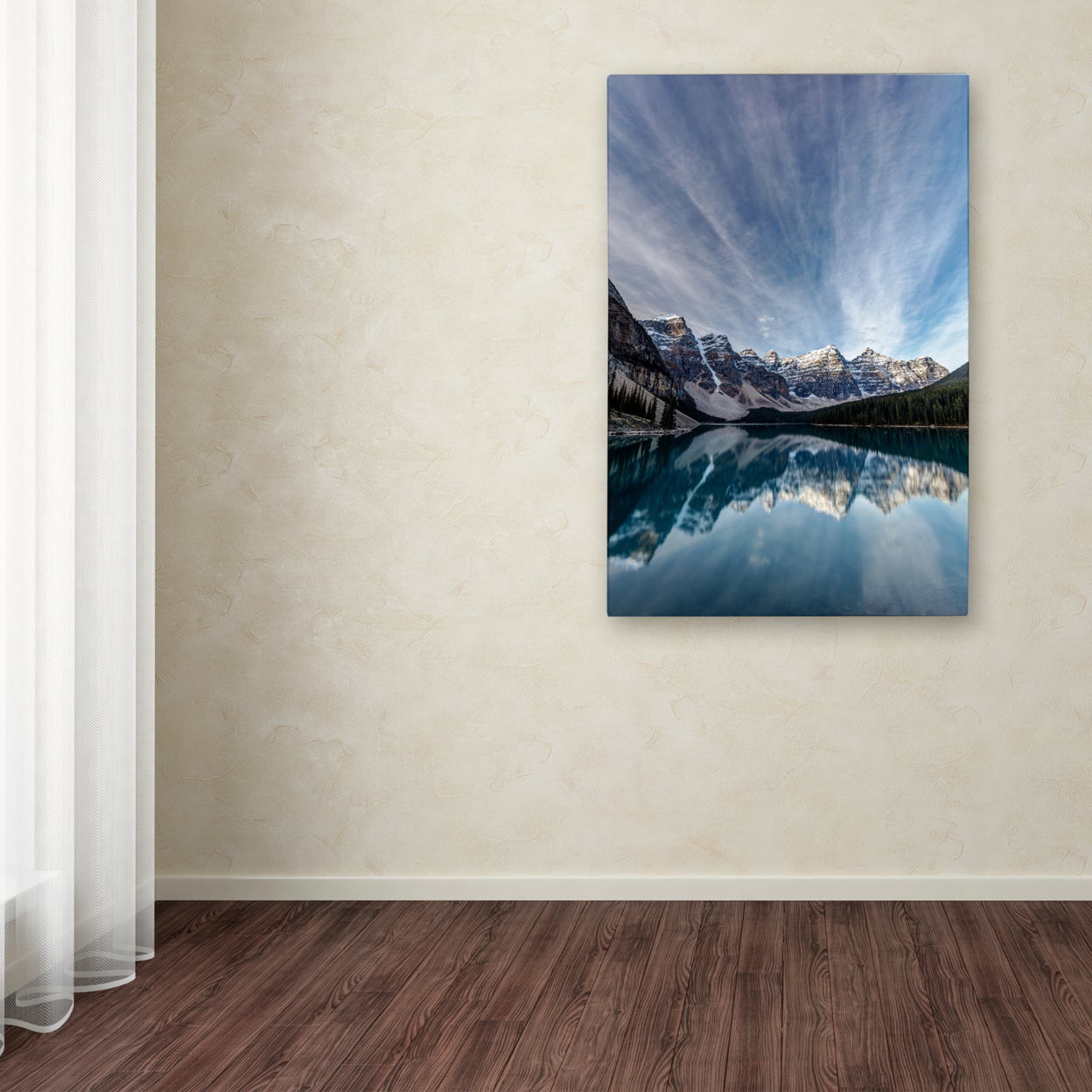 Pierre Leclerc 'Moraine Lake Sky' Canvas Art 16 X 24