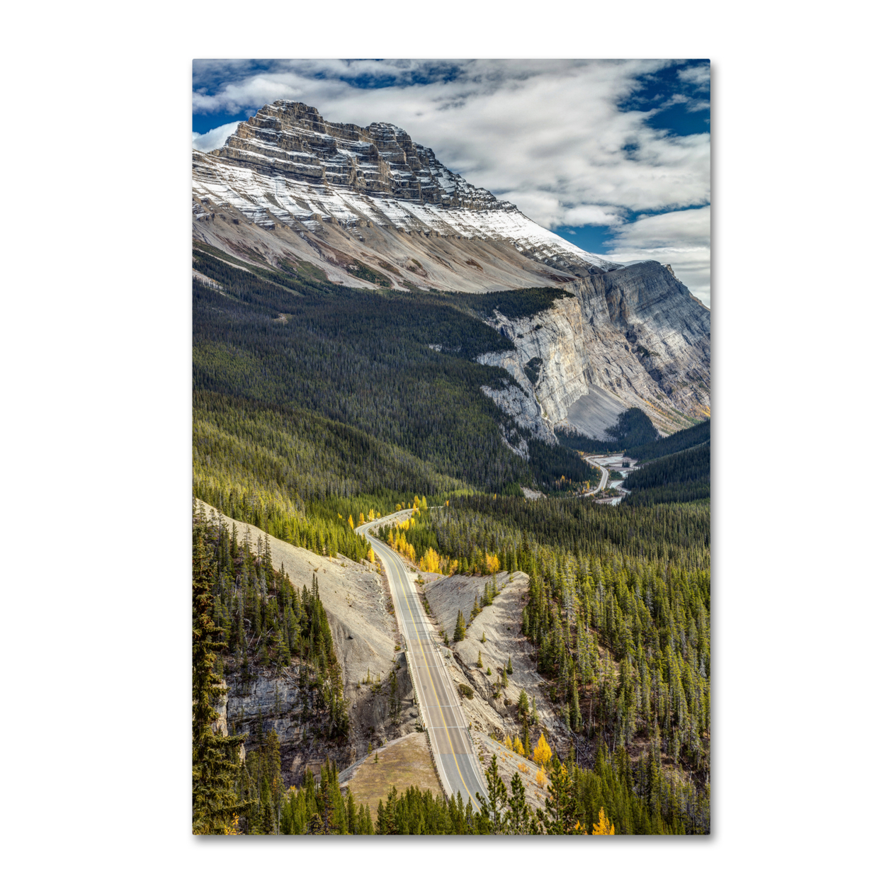 Pierre Leclerc 'Icefield Parkway' Canvas Art 16 X 24