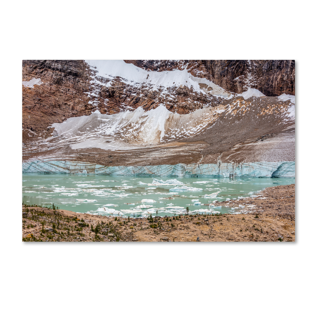 Pierre Leclerc 'Iceberg Lake' Canvas Art 16 X 24