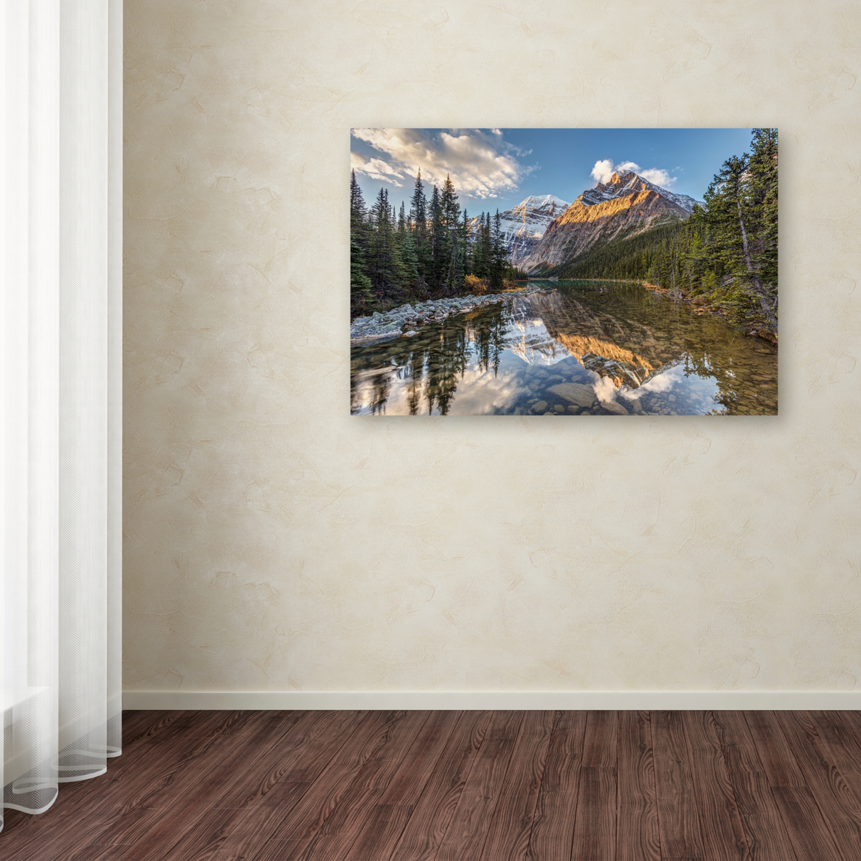 Pierre Leclerc 'Jasper National Park' Canvas Art 16 X 24