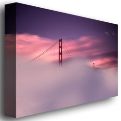 Philippe Sainte-Laudy 'San Francisco Fog' Canvas Art 16 X 24