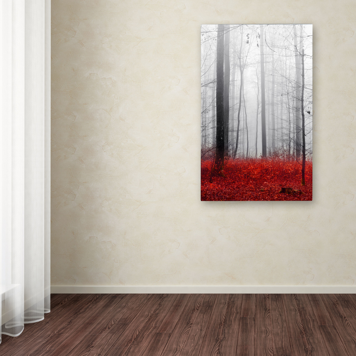 Philippe Sainte-Laudy 'Little Red Carpet' Canvas Art 16 X 24