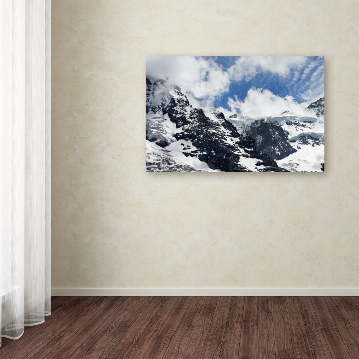 Philippe Sainte-Laudy 'Jungfraujoch Switzerland' Canvas Art 16 X 24