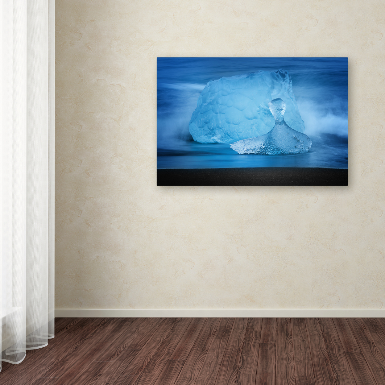 Philippe Sainte-Laudy 'Blue Jewel' Canvas Art 16 X 24