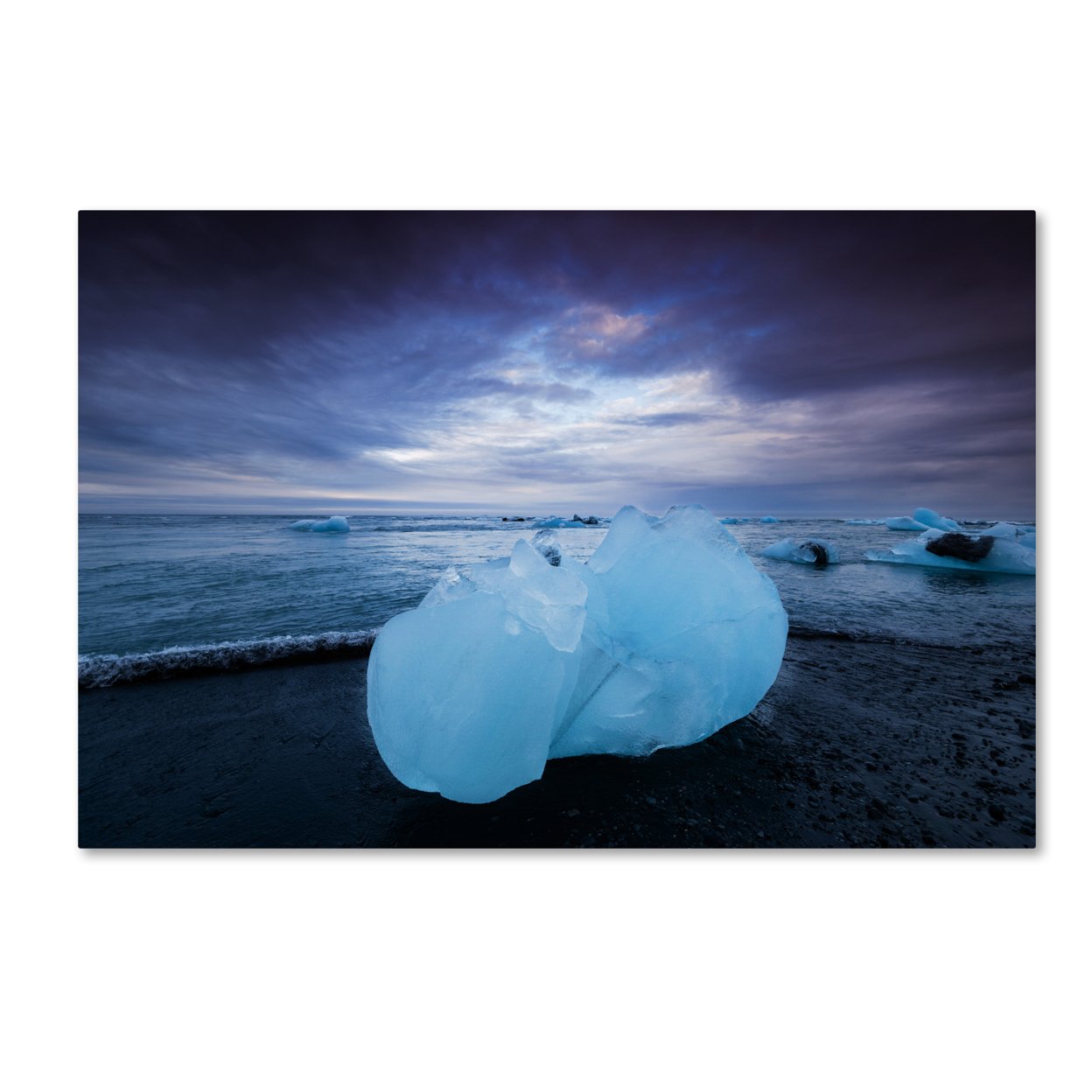 Philippe Sainte-Laudy 'Cold And Blue' Canvas Art 16 X 24