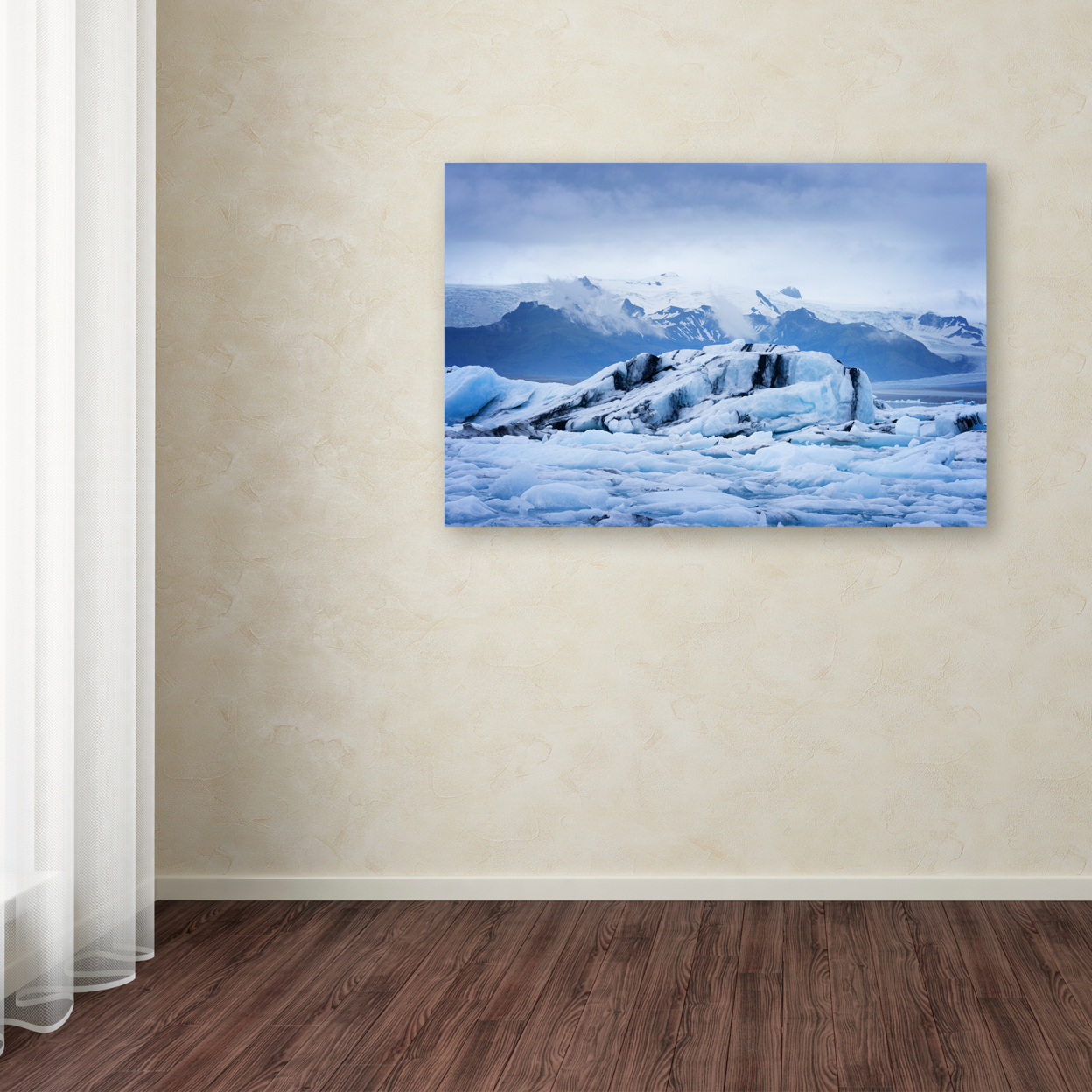 Philippe Sainte-Laudy 'Ice Planet' Canvas Art 16 X 24