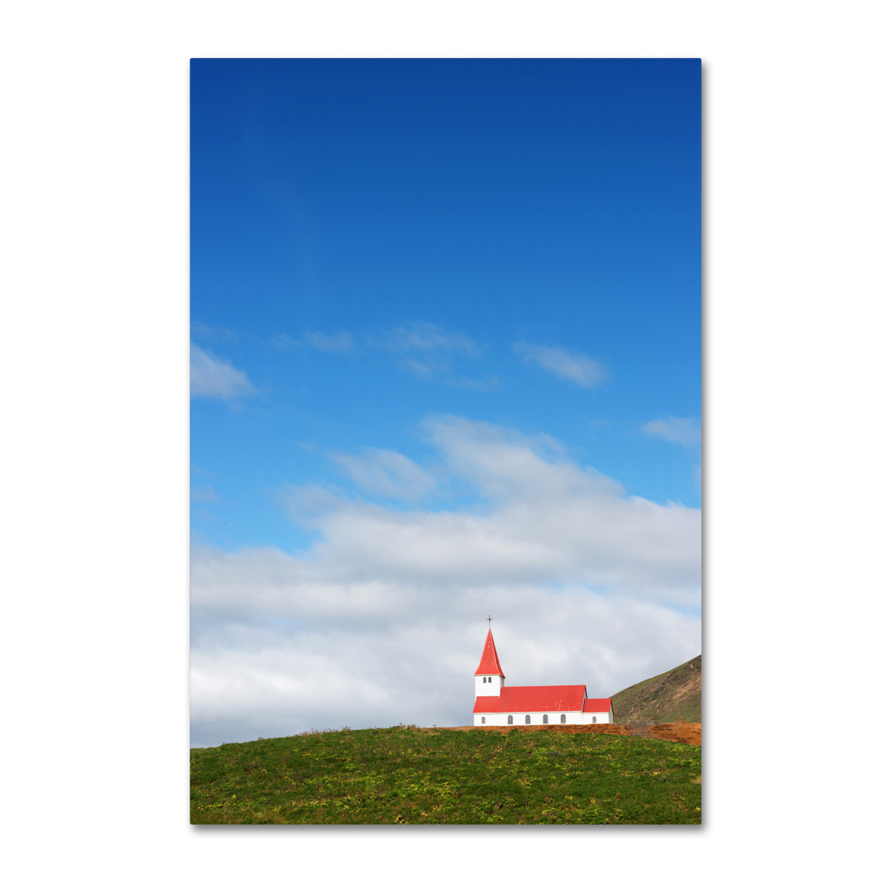 Philippe Sainte-Laudy 'Red Bell Tower' Canvas Art 16 X 24