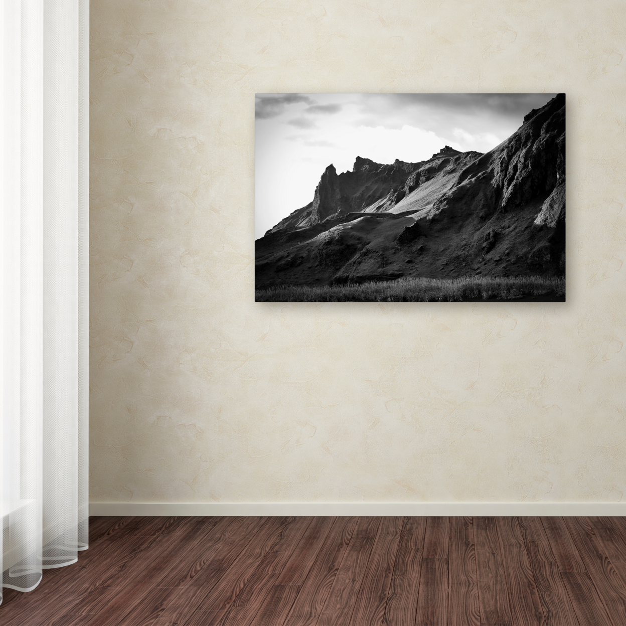 Philippe Sainte-Laudy 'Torn Mountains' Canvas Art 16 X 24