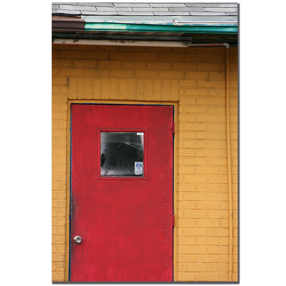 Patty Tuggle 'Red Door' Canvas Art 16 X 24