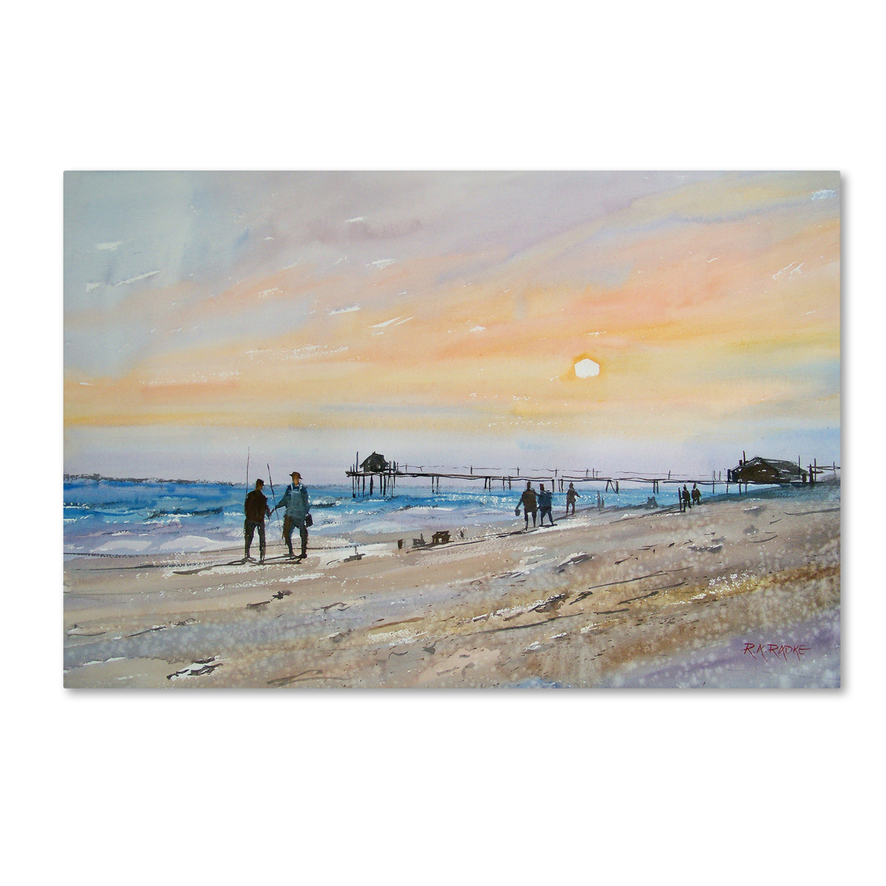 Ryan Radke 'Florida Sunset' Canvas Art 16 X 24