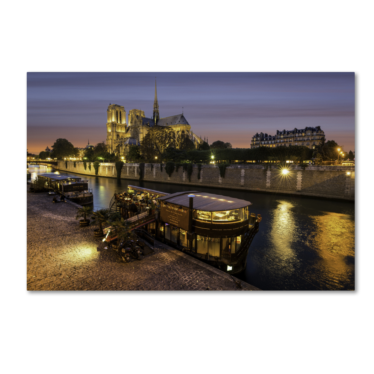 Mathieu Rivrin 'Notre Dame De Paris In Colors' Canvas Art 16 X 24